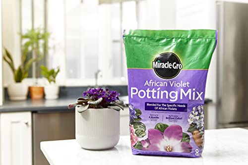 Miracle-Gro African Violet Potting Mix, 8qt, 2-Pack