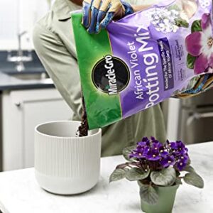 Miracle-Gro African Violet Potting Mix, 8qt, 2-Pack