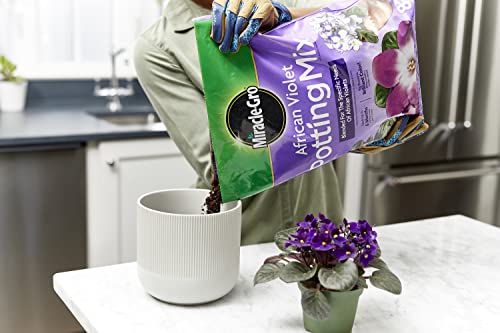 Miracle-Gro African Violet Potting Mix, 8qt, 2-Pack