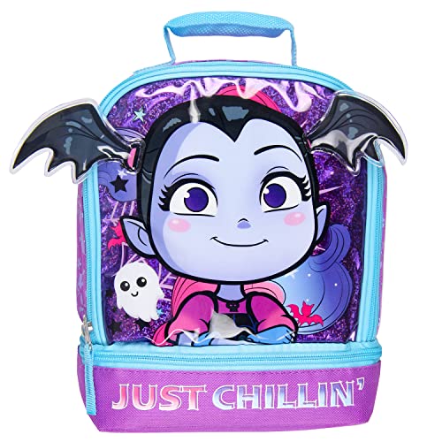 Disney Vampirina Just Chillin' 3D Dual Compartment Insulated Lunch Cooler Bag