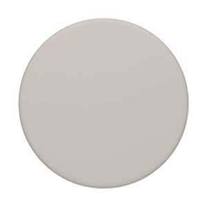 Greige Gray Stone Beige Simple 1 Color Minimal Neutral Nude PopSockets Swappable PopGrip