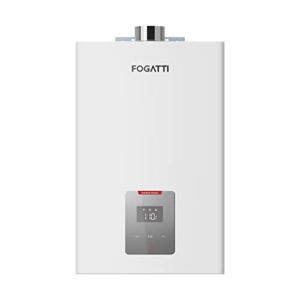 fogatti propane gas tankless water heater, indoor 5.1 gpm, 120,000 btu instant hot water heater, instagas classic 120 series