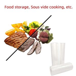 Chef Prosentials Vacuum Sealer Bag Roll, Food Fresh Saver Storage Sous Vide Bag, 11"x50', 2 rolls