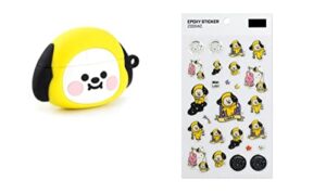 bangtan boys_jimin-chimmy official merchandise_ [pro] one chimmy baby character cute silicone case compatible with airpods pro + one chimmy sticker+photo cards included_proof yet to come butter