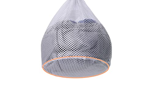 Mesh Laundry Bags with Drawstrin. Travel Laundry Bag. Machine Washable. Clothing Washing Bags for Laundry. Blouse. Bra. Hosiery. Stocking. Underwear. Healthy and harmless. pregnant women and baby clothing can be safely used 19.6*15.7 IN (Coarse-mesh)