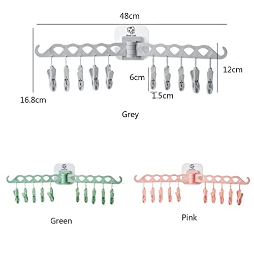 Clothes Drying Rack,Foldable 180°Rotation,Wall Mounted Drying Racks for Laundry with Swing Arm