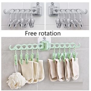 Clothes Drying Rack,Foldable 180°Rotation,Wall Mounted Drying Racks for Laundry with Swing Arm