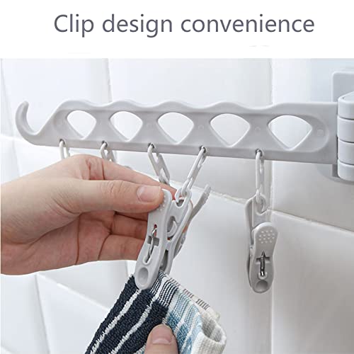 Clothes Drying Rack,Foldable 180°Rotation,Wall Mounted Drying Racks for Laundry with Swing Arm