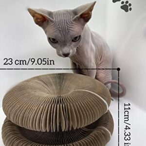 Snuffle Paw Accordion for Cats - Magic Organ Cat Scratching Board - Interactive Cat Scratching Board - Magic Cat Grinding Claw Board - Cat Scratching Magic Toy, (l1)