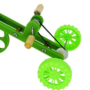 Parrot Bike Toy Bird Training Plaything Supplies Educational Interactive Props Puzzle Bicycle Toy for Macaw