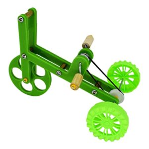 parrot bike toy bird training plaything supplies educational interactive props puzzle bicycle toy for macaw