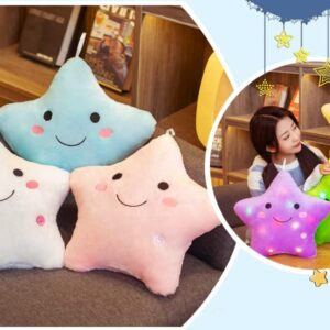 DearSun Twinkle Star Plush Pillow & Cushion Home Deco Gifts (Light Bluish Green)