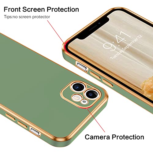 VENINGO iPhone 11 Case, Phone Cases for iPhone 11,Slim Fit Soft TPU with Adjustable Wristband Kickstand Scratch Resistant Shockproof Protective Cover for Apple iPhone 11 6.1 Inch 2019, Matcha Green