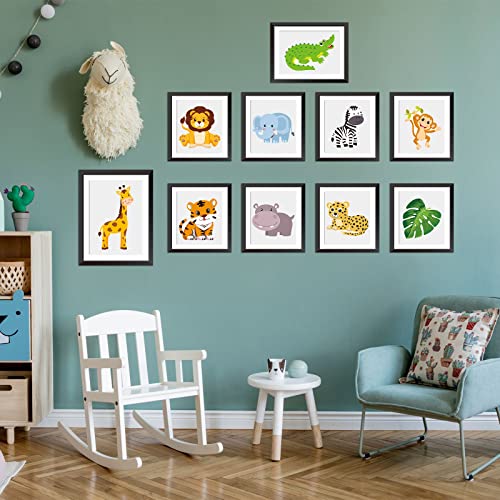 30 Pieces Jungle Animal Cutouts Safari Jungle Cut-Outs for Bulletin Board Classroom Baby Shower Animals Theme Birthday Party Decorations