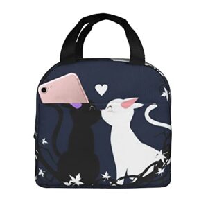 goertpo cute insulated lunch box large capacity lunch bag reusable bento boxs durable portable heat cold lunch tote bags