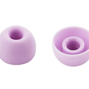 Rqker Ear Tips Compatible with Beats Fit Pro Earbuds & Studio Buds, S/M/L Sizes 6 Pairs Soft Silicone Replacement Tips Earbud Covers Eartips Compatible with Beats Studio Buds & Fit Pro, Purple 12
