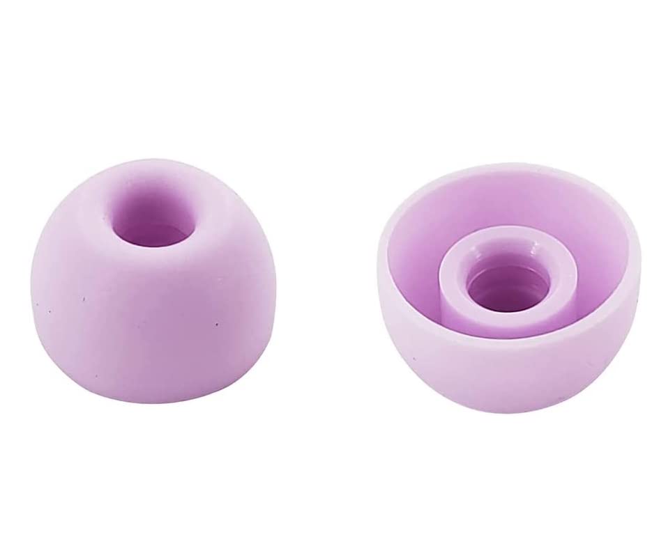 Rqker Ear Tips Compatible with Beats Fit Pro Earbuds & Studio Buds, S/M/L Sizes 6 Pairs Soft Silicone Replacement Tips Earbud Covers Eartips Compatible with Beats Studio Buds & Fit Pro, Purple 12