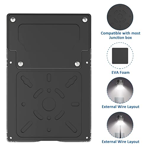 G GJIA 30W 3600LM LED Wall Pack Light, Led Wall Pack with Photocell (Dusk to Dawn), AC100-277V 5000K Wall Pack Lights Outdoor Led Wall Mount Lights for Porch Garden Garage Warehouse Security Lighting