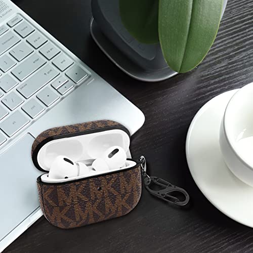 AirPods Pro Case Cover with Keychain, Newest Full-Body Hard Shell Shock-Absorbing Airpods Pro Protective Cover Case for Airpods Pro Wireless Charging Case
