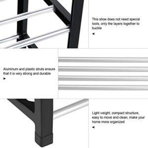 Shoe Rack, Plastic Aluminum Metal Standing Shoe Rack DIY Shoes Storage Shelf Home Organizer(ÖкÅËĲã50*19*58CM), Shoe Rack, Plastic Aluminum Metal Standing Shoe Ra4 show rack organizer shoe storage s