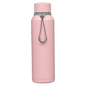 Christian Art Gifts Insulated Stainless Steel Double Wall Vacuum Sealed Water Bottle for Women: Be Still & Know - Psalm 46:10 Inspirational Bible Verse for Hot/Cold Liquids All Day, Pink, 24 fl. oz.