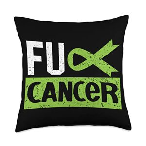 non-hodgkin lymphoma awareness stemi apparel cancer awareness support squad non-hodgkin lymphoma throw pillow, 18x18, multicolor