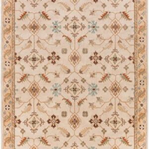 Mark&Day Area Rugs, 10x14 Vauxhall Traditional Khaki Area Rug Beige Cream Carpet for Living Room, Bedroom or Kitchen (10' x 14')