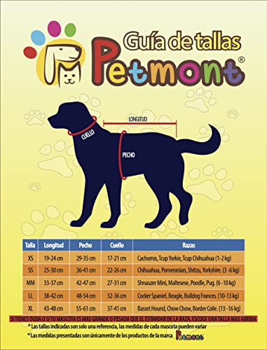 PETMONT Casual T-Shirt for Pets Desing: Love Navy Blue and White Great for Small and Medium Dogs Size Extra Small