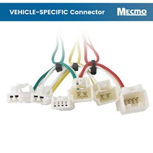 MECMO 4 Way Flat Trailer Wiring Harness for 2011-2014 Toyota Sienna & 2011-2020 Sienna SE, 56106 T-Connector, Plug-in Simple Vehicle-Side 4-Pole Flat Trailer Hitch Wiring