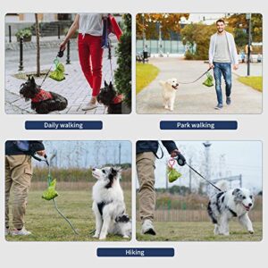 Dalzom® 2Pcs Dog Poop Bag Holder, Premium Waste Bag Holder Carrier for Leash, Dog Poop Bag Dispenser for Walking Running Bicycle Accessory (Black)