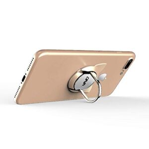 Phone Ring Stand Holder 2 Packs, Cat Phone Grip Cute Finger Ring Stand Phone Kickstand Work on Magnetic Car Holder Mount Cradle Compatible with iPhone Holder Samsung etc(Gold)