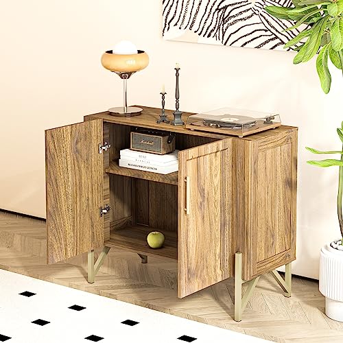 Tilly 39" Modern Sideboard Buffet Cabinet with Storage, Wooden Entryway Credenza Cabinet with Door, Kitchen Buffet Cabinet, Bar Cabinet, Sideboard Buffet for Hallway, Living Room Accent Cabinet