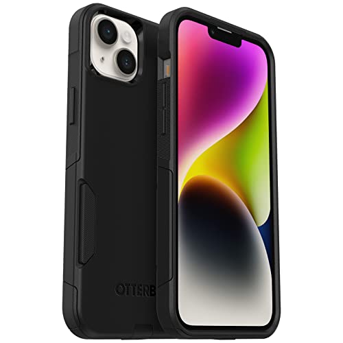 OtterBox iPhone 14 Plus Commuter Series Case - BLACK , slim & tough, pocket-friendly, with port protection