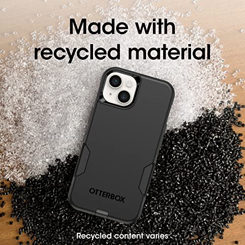 OtterBox iPhone 14 & iPhone 13 Commuter Series Case - BLACK , slim & tough, pocket-friendly, with port protection