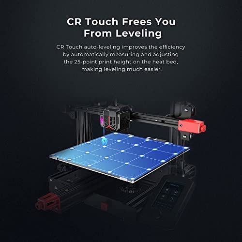 Official Creality Ender 3 Max Neo FDM 3D Printer Ender 3 Max Upgraded with CR Touch Automatic Leveling Dual Z-axis Red Metal Extruder 32-bit Silent Mainboard 11.8 x 11.8 x 12.6 Build Volume