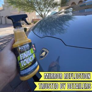 Hidin Garage Ceramic Coating – Premium Final Seal Setting Spray for Cars Wax Enhanced Protection and Deep Gloss Shine Ready to Use Wet Dry Application 16fl. oz (HG-0001-1)