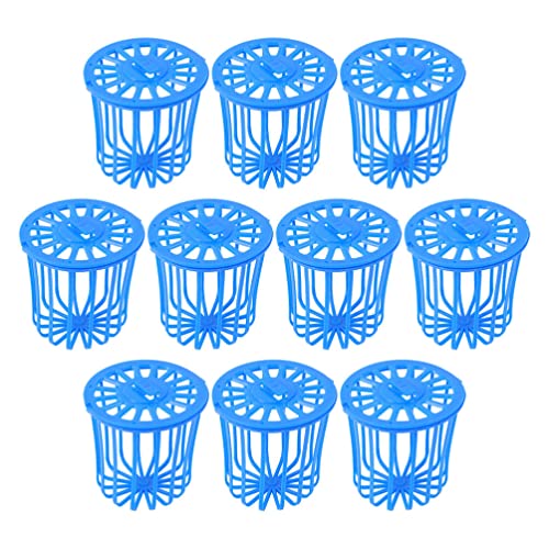 GANAZONO Parakeet Toys Small Bird Toys Bird Feeder Cage Fruit Vegetable Holder Hanging Basket Container Foraging Toys 10Pcs for Pet Bird Parrot Budgie Lovebird Bird Cage Food Holder Parrot Toys