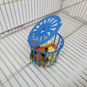 GANAZONO Parakeet Toys Small Bird Toys Bird Feeder Cage Fruit Vegetable Holder Hanging Basket Container Foraging Toys 10Pcs for Pet Bird Parrot Budgie Lovebird Bird Cage Food Holder Parrot Toys