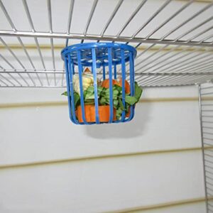 GANAZONO Parakeet Toys Small Bird Toys Bird Feeder Cage Fruit Vegetable Holder Hanging Basket Container Foraging Toys 10Pcs for Pet Bird Parrot Budgie Lovebird Bird Cage Food Holder Parrot Toys