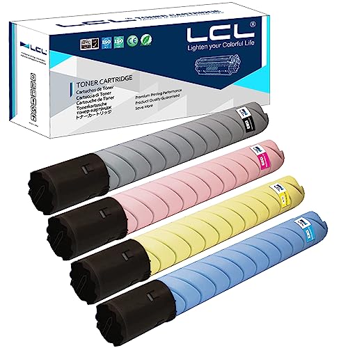 LCL Compatible Toner Cartridge Replacement for Konica Minolta TN216 TN-216K TN216K TN216C TN216M TN216Y A11G131 A11G431 A11G331 A11G231 High Yield Bizhub C280 (4-Pack KCMY)