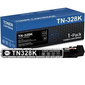 nucala compatible tn328k/aav8130 tk328k tn 328k tk-328k high-yield toner cartridge replacement for konica minolta bizhub c300i c360i c250i c7130i printer toner (28,500 pages 1-pack black )