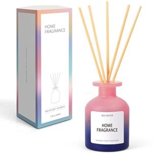 reed diffuser, reed diffuser set, oil diffuser with 6 reed sticks, home fragrance products midsummer night 3.4oz/100ml valentines day gifts for her