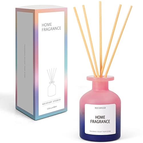 Reed Diffuser, Reed Diffuser Set, Oil Diffuser with 6 Reed Sticks, Home Fragrance Products Midsummer Night 3.4oz/100ml Valentines Day Gifts for her