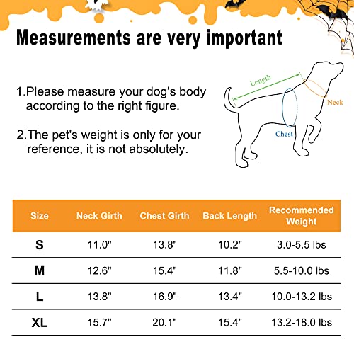 Filhome Pet Bee Dog Costume, Halloween Dog Hoodies Outfits Cute Cat Hooded Coat Warm Apparel Fall Winter Christmas Cosplay Clothes for Small Medium Pet(XL/Yellow)