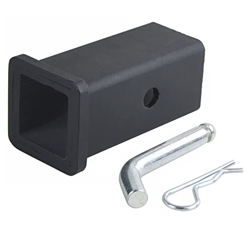 REYSUN 864028 Trailer Hitch Adapter Hitch Reducer Sleeve from 2-1/2 inch to 2 inch, with Hitch Pin and Clip