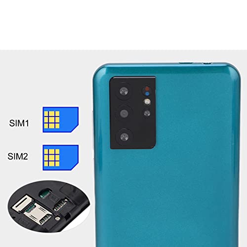 Diydeg 2G/3G Unlocked Smartphone for Android 11, Dual SIM Unlocked Cell Phone with 5.0in Screen, 128GB Expandable Storage, 4GB RAM 512MB ROM, 2MP Camera, 2000mah Battery, Face Recognition(Green)