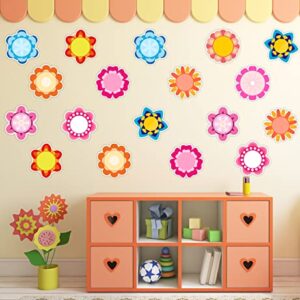 SICOHOME Cutouts for Classroom,Summer Bulletin Board Decorations,Flowers Classroom Cutout Decoration,Summer Decorations for Classroom,Flower Cut-Outs for Bulletin Board Classroom School Decoration