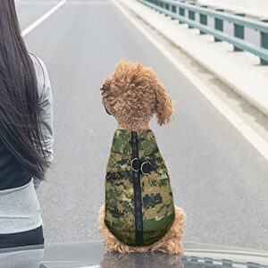 Kiosan Camouflage Fashion Cloth Coat Dog Jacket Cloth Winter Dogs Pet Vest Pet Dogs for Small Dog Cloth Dog Winter Pet Clothes Pink Puppy Sweaters for Small Dogs (A, XS)