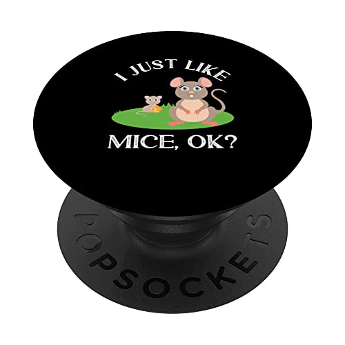 I Just Like Mice Funny Cute Mouse PopSockets Swappable PopGrip