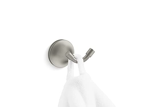 Kohler 27427-BN Tone Robe Hook, Vibrant Brushed Nickel